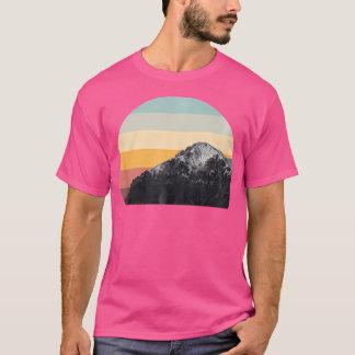 Camiseta Mountain Sunset Circle al aire libre Senderismo po