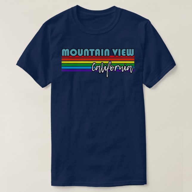 Camiseta Mountain View California Pride Mountain View LGBT (Diseño del anverso)