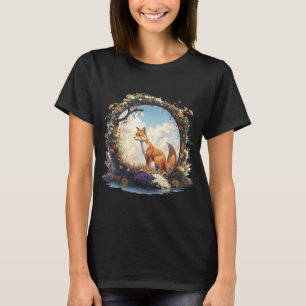 Camiseta Mountain Woodland Animals Fox Nature