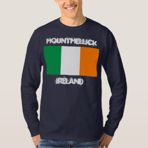 Camiseta Mountmellick, Irlanda con bandera irlandesa