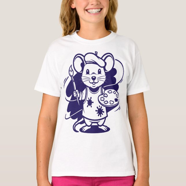 Camiseta Mouse the artist (Anverso)