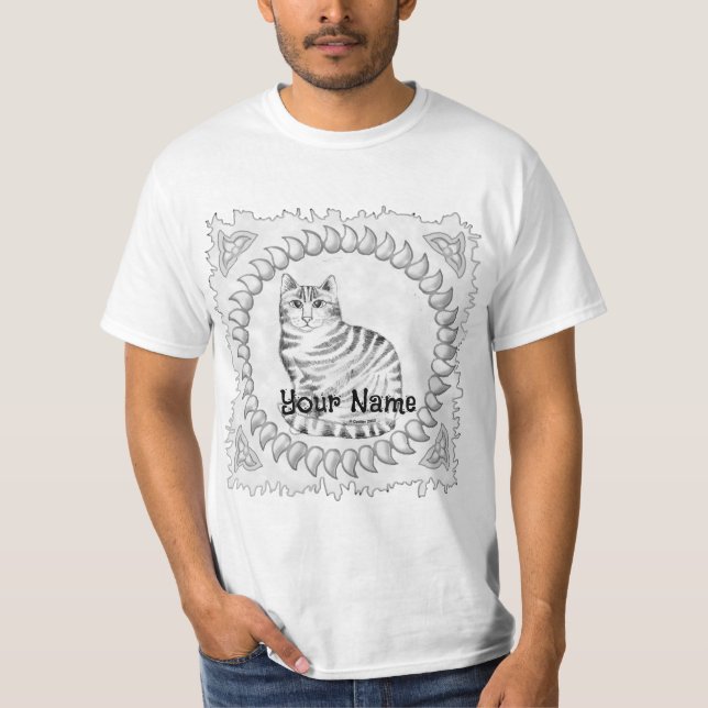Camiseta Mouser Tabby Cat (Anverso)