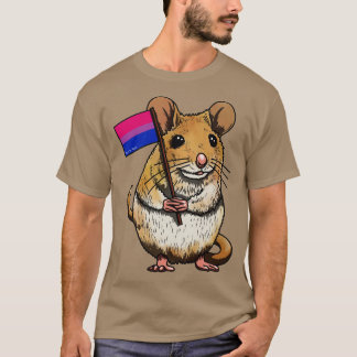 Camiseta Mousie con bandera azul