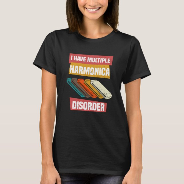 Camiseta Mouth Organ French Harp & Harmonica Player (Anverso)