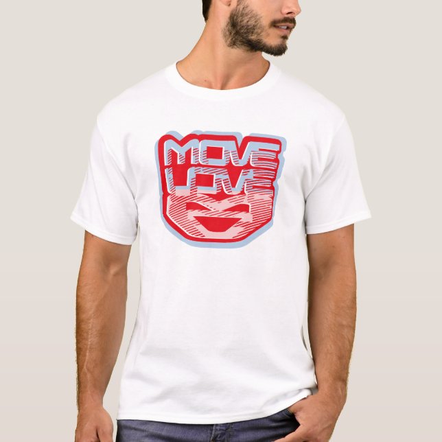 CAMISETA MOVE LOVE HEART BY MASANSER PIXELAT (Anverso)