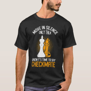 Camiseta Mover En Silencio Los Hombres De Jaque De Jugador