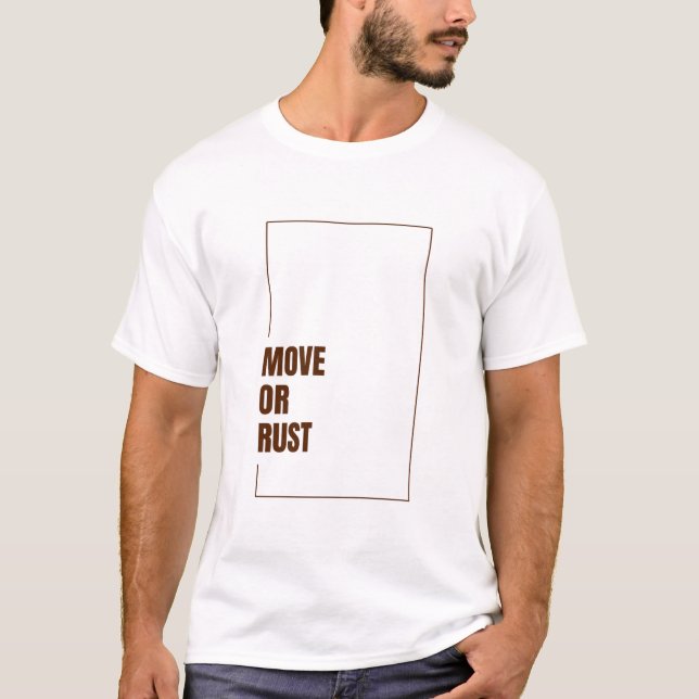 Camiseta MOVERSE O ENMOHECerse (Anverso)