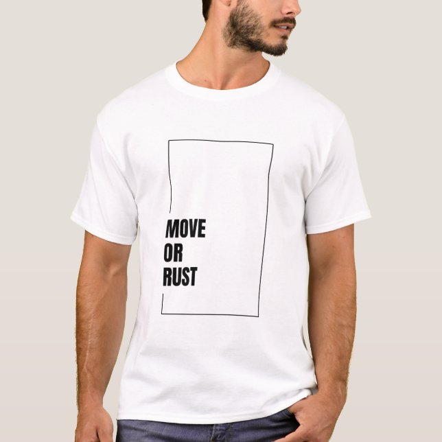 CAMISETA MOVERSE O OXIDARSE (Anverso)