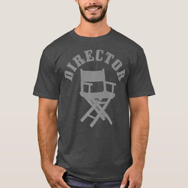 Camiseta Movie Director Chair Film Making Filmmaker Funny (Anverso)