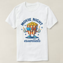 Movie Night Essentials Diversión Personalizado de