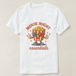 Camiseta Movie Night Essentials - Personalizado de palomita