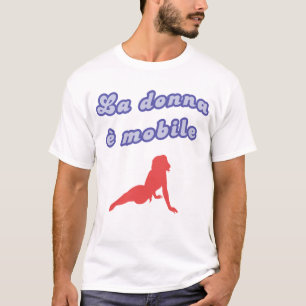 Camiseta "Móvil de donna e del La "