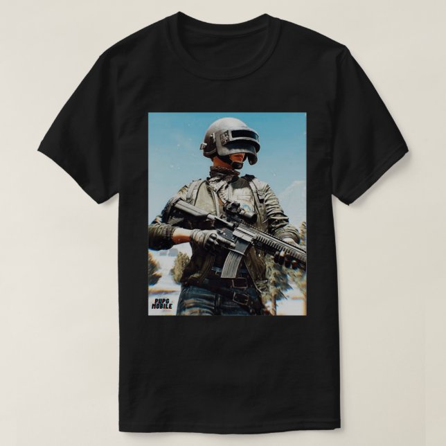 Camiseta móvil pubg (Diseño del anverso)