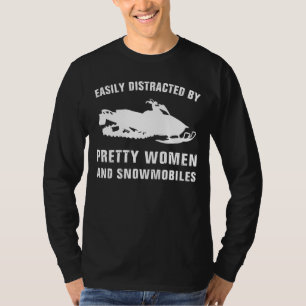 Camiseta Movilización de nieve y distracción de las mujeres