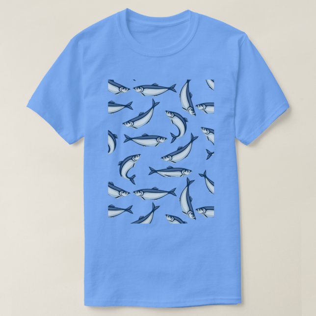 Camiseta Movimento Le Sardine Anti-Salvini Anti-Lega Peace (Diseño del anverso)