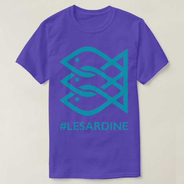 Camiseta Movimento Le Sardine Anti-Salvini Anti-Lega Peace  (Diseño del anverso)