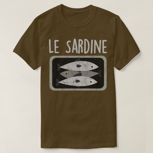 Camiseta Movimento Le Sardine Movimiento de Paz Anti-Salvin (Diseño del anverso)