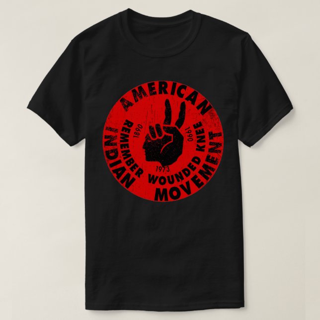 Camiseta Movimiento AIM (Diseño del anverso)