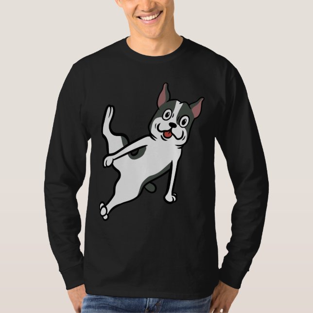 Camiseta Movimiento Boston Terrier Breakdance (Anverso)