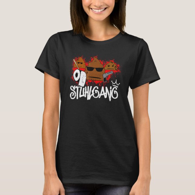 Camiseta Movimiento Bowel con corona de popa mejores amigos (Anverso)