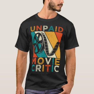 Camiseta Movimiento cinematográfico sin sueldo de crítico d