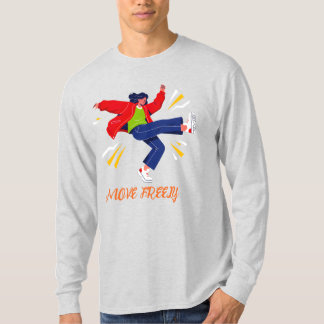 Camiseta Movimiento de Baile Energético Gráfico Juvenil