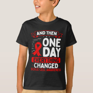 Camiseta Movimiento de concienciación sobre la anemia falci