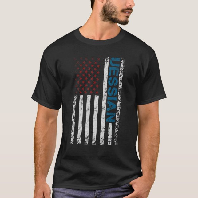 Camiseta Movimiento De Estados Unidos Sugerencia De Bandera (Anverso)