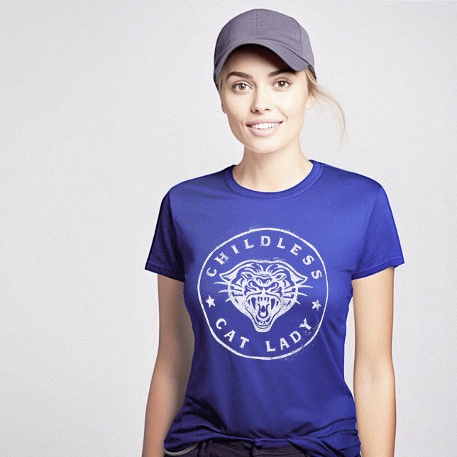 Camiseta Movimiento de la Señora del Gato Infantil (Childless Cat Lady Movement T-Shirt)
