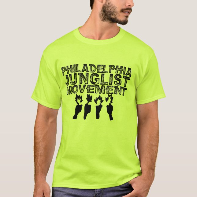 Camiseta Movimiento de Philadelphia Junglist (Anverso)