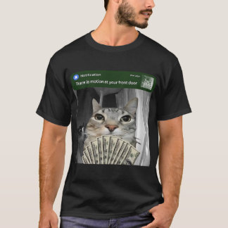 Camiseta Movimiento Detectado en la Puerta Principal Meme d
