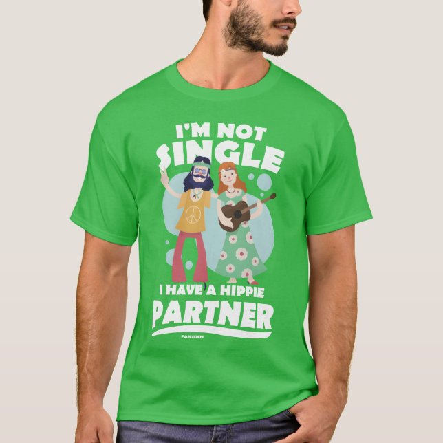 Camiseta Movimiento hippie madre padre chica familiar (Anverso)