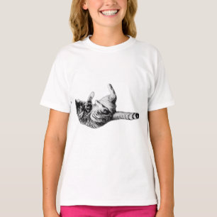 Camiseta Movimiento monocromo con detalle rayado