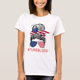 Camiseta Movimiento Sangre Pura Bandera Americana PureBlood