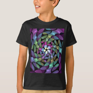 Camiseta Movimientos Coloridos Arte Fractal Abstracto Impac