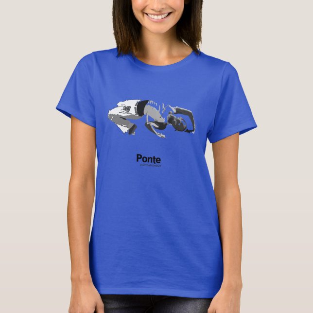 Camiseta Movimientos de Capoeira, ponte (Anverso)