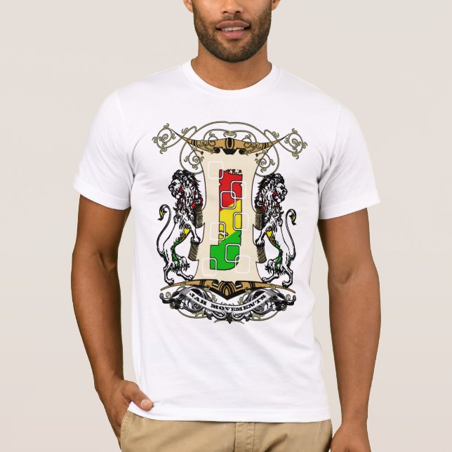 Camiseta Movimientos de Jah (Anverso)
