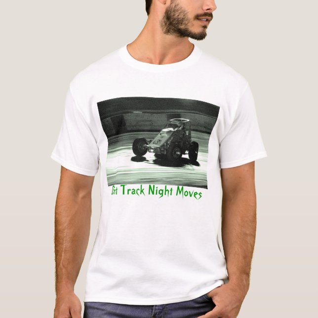 Camiseta Movimientos de la noche de la pista de tierra (Anverso)