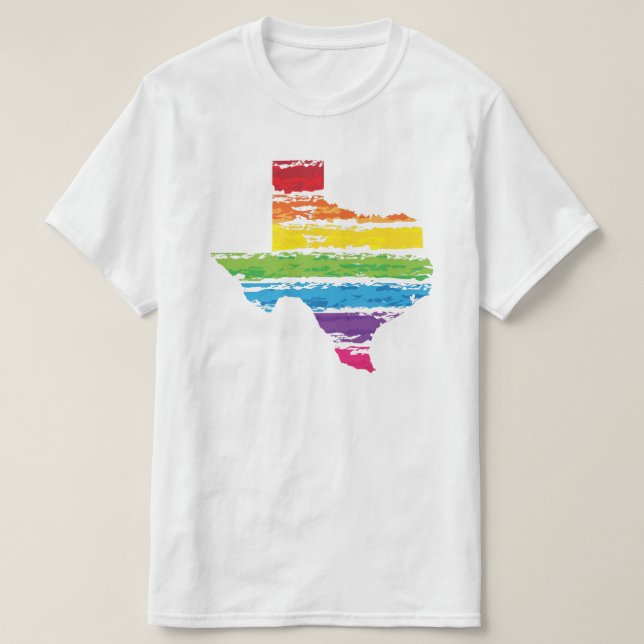 Camiseta movimientos del color de Tejas (Diseño del anverso)