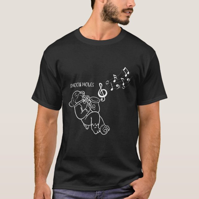 Camiseta Movimientos suaves - Saxofón (Anverso)