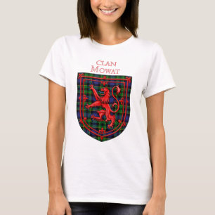Camiseta Mowat Tartan Scottish Plaid Lion Rampant