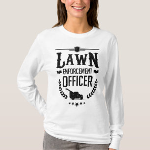 Camiseta Mower Lawn Mowing Gardener Jardín Aplicación de cé