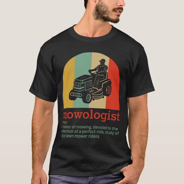 Camiseta Mowólogo de LAWN MOWING definición de un macerador (Anverso)
