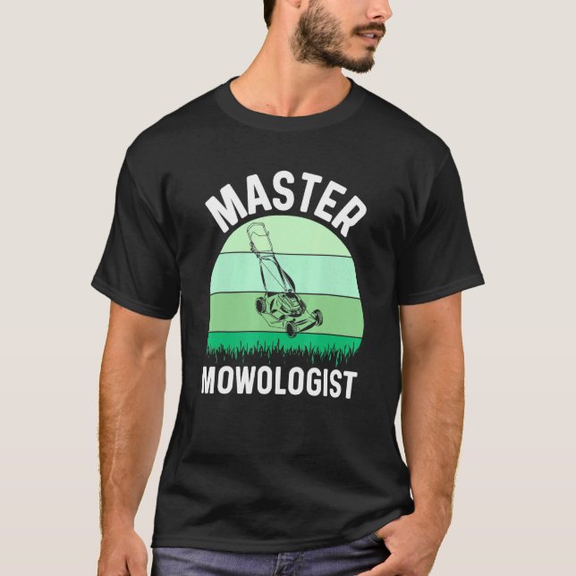 Camiseta Mowólogo maestro de la siembra de hierba de los ho (Anverso)