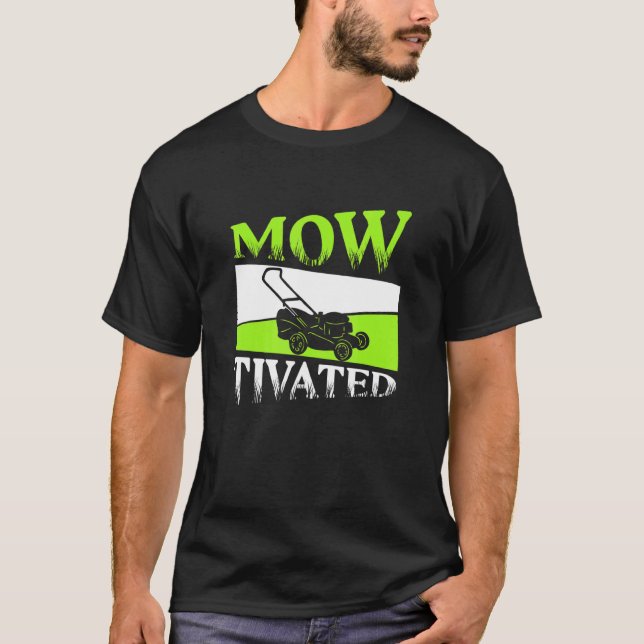 Camiseta Mowtivación de hierba dosificadora de césped (Anverso)