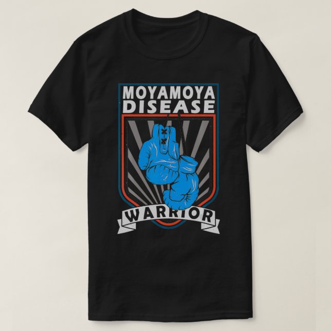 Camiseta Moyamoya disease warrior  (Diseño del anverso)