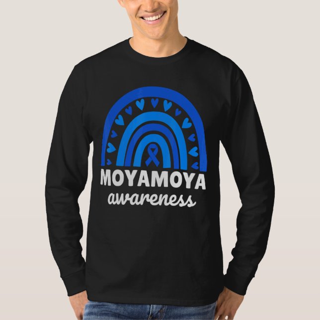 Camiseta Moyamoya Sensibilización sobre la enfermedad de Mo (Anverso)