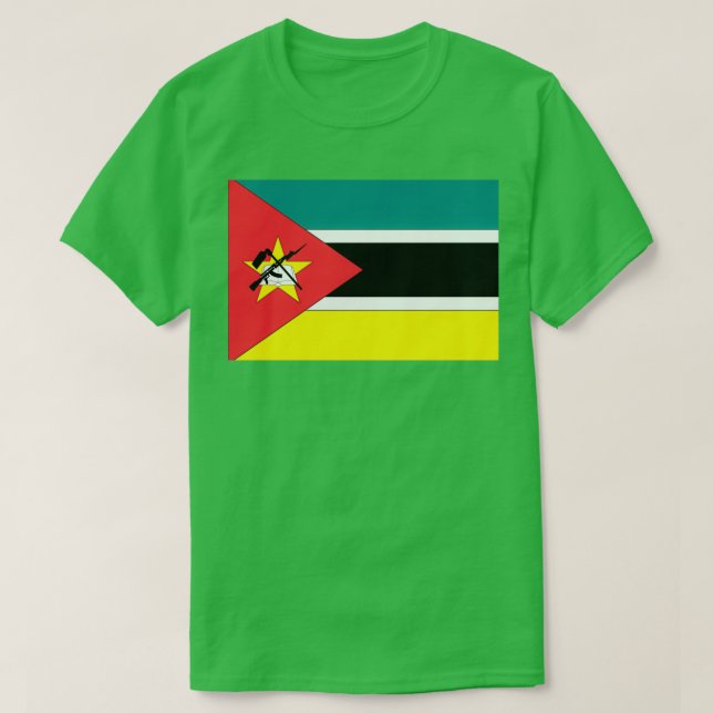 Camiseta Mozambique Flag (Diseño del anverso)