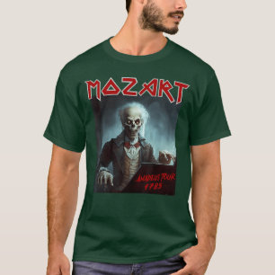 Camiseta Mozart Divertido HeavyMetal s Vintage Sarcástico M