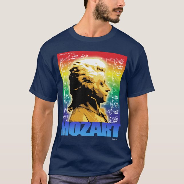 CAMISETA MOZART EN OSCURIDAD (Anverso)